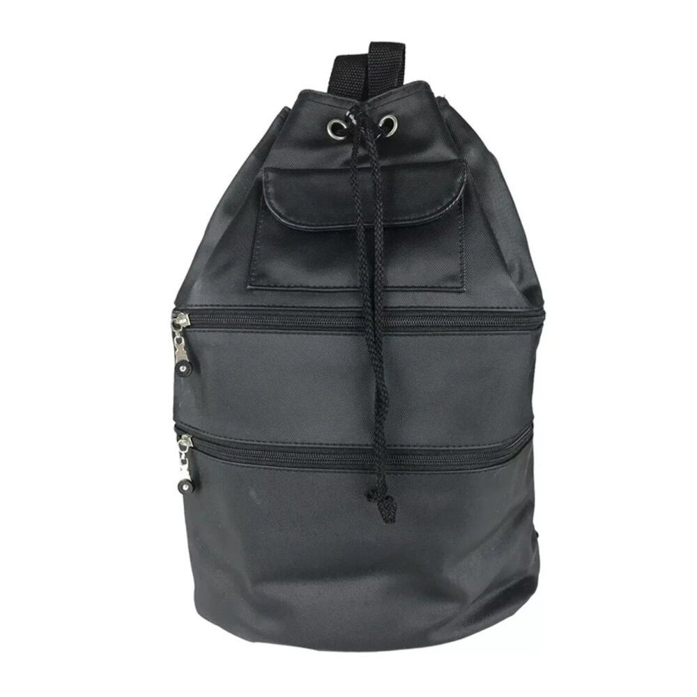 Arezzo Firasole Womens Black Zip Inner Pocket Adjustable Strap Backpack Bag